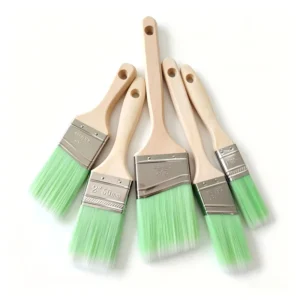 Paint Brushes 5 Sizes High quality Flat Brushes with Poplar Handle for Home & Art Painting