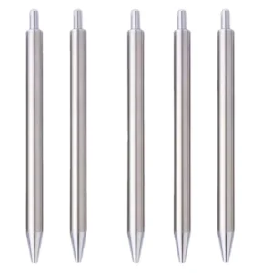 Personalized With Logo Print Ball Point Pen Advertising Gift Custom Stainless Steel Metal Custom Ballpoint Pen
