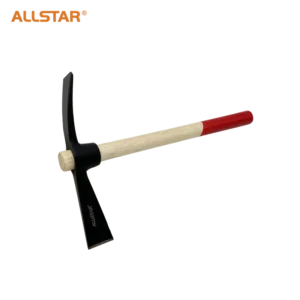 Pick with Wood Handle Garden Small Foreign Pick Digging Loose Soil Agricultural Garden Tools Flat-head Pointed Dual-use Hoe