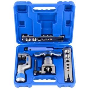 Pipe Cone Flaring Tool Kit 45 Degree Angle Eccentric Cone Type 6-19mm Sets for Water Brake Insulation Materials Elements