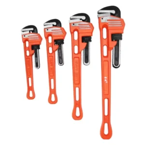 Pipe Wrench Hand Tools for Tightening and Loosening Pipes and Fittings