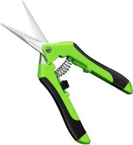 Plant Scissors Straight Pruning Shears Steel Blade Hand Pruner for Garden Plants