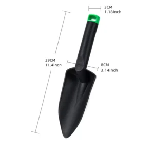 Plastic Mini Home Garden Hand Held Spade Shovel Trowel Scoop Tool for Soil Excavation Planting and Transplanting