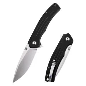 Pocket Knives D2 Steel Blade 3.5mm Thick G10 Handle EDC Folding Knife Camping Hunting Outdoor Tool Lightweight 125g Gift Box