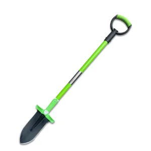 Pointed Tip Ergonomic Handle 75cm Steel Spade 40cm Blade Outdoor Digging Trenching for Yam Digging Agricultural Tool
