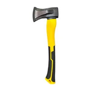 Polished Carbon Steel Hand Axe Fiberglass Non Slip Handle Wood Splitting Hatchet for Camping Outdoor Survival