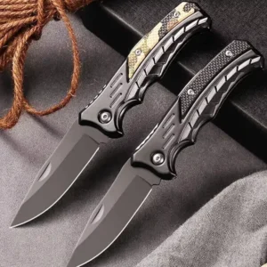 Popular Manufacturer’s In Stock Outdoor Non Slip Stainless Steel Camping Knife Sharp High Hardness Folding Pocket Knife Made