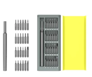 Portable 25-in-1 Rechargeable Electric Screwdriver Set Precision Magnetic Torque for Home Disassembly Maintenance Steel OEM