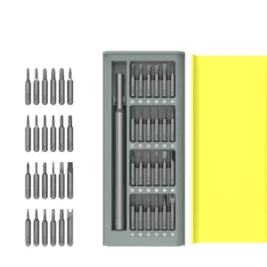 Portable 25-in-1 Rechargeable Electric Screwdriver Set Precision Magnetic Torque for Home Disassembly Maintenance Steel OEM