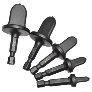 Portable 5pcs Swaging Tool Multifunction Copper Pipe Flaring Tool Drill Bit Tube Expander