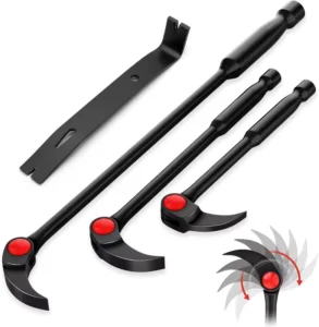 Portable 7″ Carbon Steel Nail Puller Utility Flat Claw Pry Bar Tool for Industrial Home Use