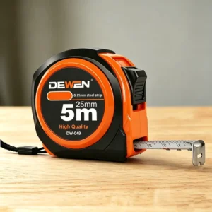 Portable Anti slip 5M Metric Tape Measure Shock Absorbing Shell High Precision Measuring Tape for Engineering Daily Use