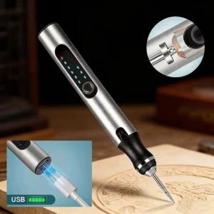 Portable Cordless Engraving Pen Artists DIYers Beginner Friendly Rechargeable Engrave 50+ Surfaces Brushed Motor 1 Year Warranty