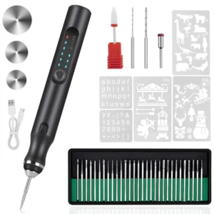 Portable Cordless Rechargeable Electric Engraver Engraving Pen for Metal Glass Wood Carving Drilling Lettering
