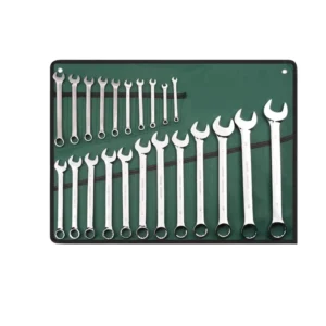 Portable Double-Use Open-Ended Wrench Set 6-32MM Metric Customizable OEM Chrome Vanadium Steel DIN Standard