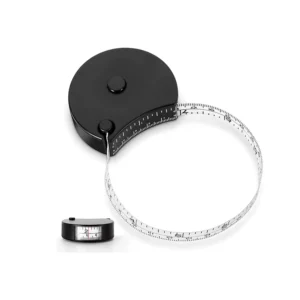 Portable Dual Scale Body Measuring Tape with Locking Pin 60Inch Length Soft Tape Measure Retractable Window Reading