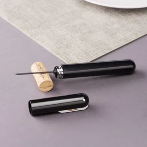 Portable Handheld Pneumatic Air Pump Easy to Open 2 in 1 Manual Wine Bottle Opener with Pen Needle Home Use Corkscrew & Opener