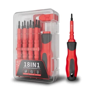 Portable Industrial Precision Electrician Screwdriver Set Home Use Double-Headed Magnetic Cross/Flat-Head Insulated Anti-Slip