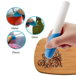 Portable Mini Electric Engraving Pen Automatic Handmade Jewelry Graver Brushless Motor CE Certified UK Plug