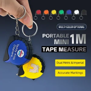 Portable Mini Measuring Tape with Logo 1m