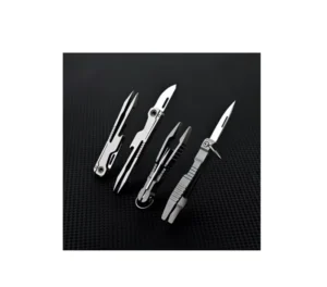 Portable Outdoor EDC Small Repair Clamp Titanium Alloy Tweezers Knife Shaving Small Eyebrow Clip