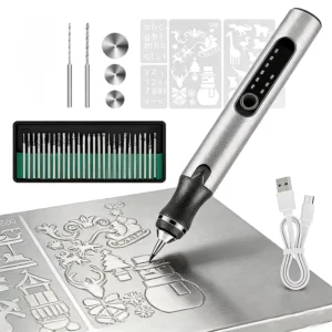 Portable Rechargeable Engraving Pen with Brushed Motor 5V 1-Year Warranty DIY Grade OEM ODM Customizable