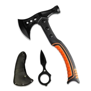 Portable Survival Fire Axe With Mini Hammer and Small Knife for Diy and Industrial Use