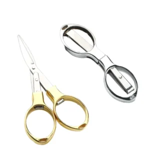 Portable Travel Mini Shears Fishing Eight Scissors Stainless Steel Folding Scissors for Paper String Craft Shred