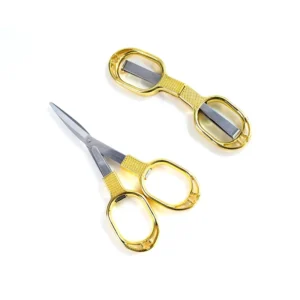 Portable Travel Mini Shears Fishing Eight Scissors Stainless Steel Folding Scissors for Paper String Craft Shred
