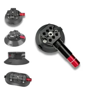 Powerful 3inches 4.5inches 6inches Oval Pump Vacuum Car Suction Cup Camera Mount Electric Automatic Suction Cup Aluminum Alloy