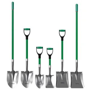 Powerful Lion Large Iron Hoe Manganese Steel Garden Tool Outdoor Digging Spade & Shovel with Pointed Square Flat Head