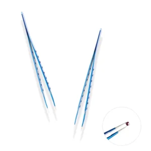 Precise Tweezers Diamond Painting Tools Anti Static DIY Point Drills Tip Tweezers for Beauty Grafting Eyelash Tweezers