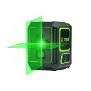 Precision 2.5mm 5m Level Laser Vertical & Horizontal Laser Green 2 Line Laser Level