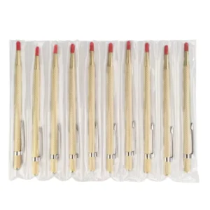Precision Marking Kit Tungsten Steel Tip Scriber Pens for Metalworking Glass & Tile Engraving Jobs