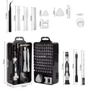 Precision Screwdriver Set Professional Grade 115 in 1 Magnetic Repair Tool Kit for Electronics Computer IPhone Laptop