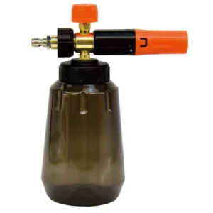 Premium Metal Foam Lance with Detachable Soap Bottle for Easy Refilling and Cleaning Between Different Soap Types