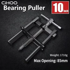 Professional 2 Jaw Self Tightening Adjustable Bearing Puller 2 10 Inch Gear Removal Tool Kit Soft Case Heavy Duty Carbon