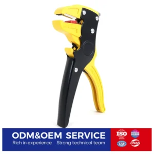 Professional 3 in 1 Wire Stripper Cutter Crimper Tool With Adjustable Knob for Electrical Wiring and DIY Cable Repair Projects