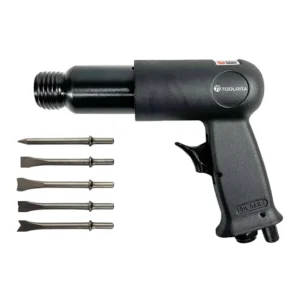 Professional 3500BPM Air Gun Small Punch Tool Hand Held Pneumatic Hammer with Chisel