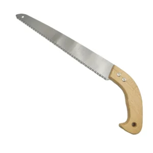 Professional 350mm Straight Saw with Pocket 65 Mn Steel Wood Saw Industrial Grade with Wooden Handle