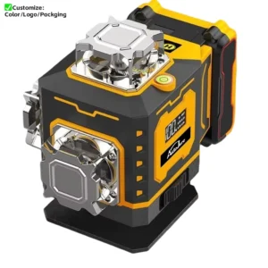 Professional 360 Rotary 4D 16 Lines OEM Multi Line Self Leveling Green Line Beam Industrial Battery Cordless Nivel Laser Level