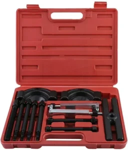 Professional Auto Repair Tool Set Bearing Removal Tool Set 14Pc Bearing Splitter Kit Used in the Garage