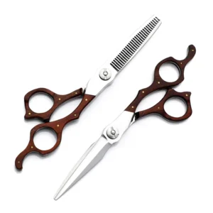 Professional Barber Scissors 5.5” 6” JP 440C Sharp Blade Tip Hairdresser Gold Hair Cutting Thinning Shears Salon