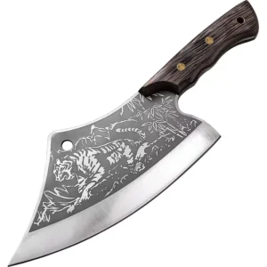 Professional Bone Chopping Knife Sharp Kitchen Knife Stainless Steel Butcher Knife for Bone Chopping Sharp Metal Blade