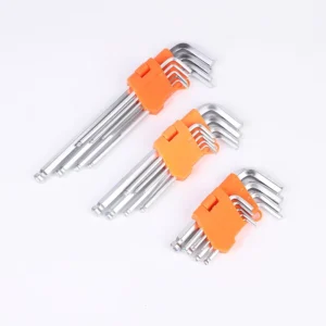 Professional Chrome Vanadium 9 PCS Medium Hex Key Allen Wrench Set