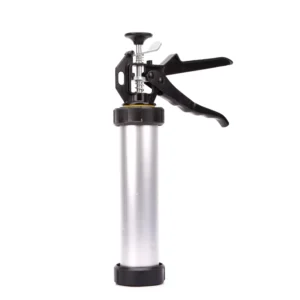 Professional Dripless Caulking Gun Steel Frame Heavy Duty Sealant Applicator for Bathroom Kitchen Home Improvement