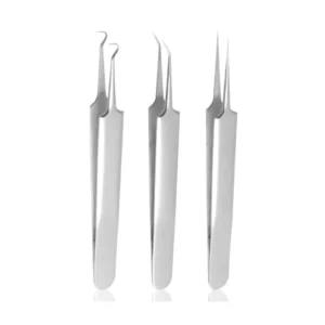 Professional Facial Blackhead Tweezers Metal Acne Pimple Tweezers Tool