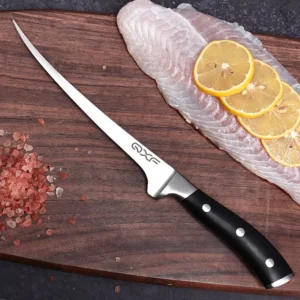 Professional Filleting Knife Stainless Steel Boning Knife Full Tang Fish Fillet Custom Flexible Kitchen Knives with ABS Handle