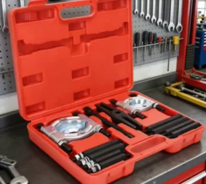 Professional Grade 12pcs Bearing Separator Puller Kit 2 Jaw Puller Set Gear Puller Tool for Auto Repair