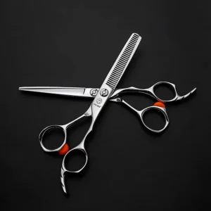 Professional Hair Cutting Scissors Kits Stainless Steel Salon Hairdressing Shears Set Thinning Scissors for Barber